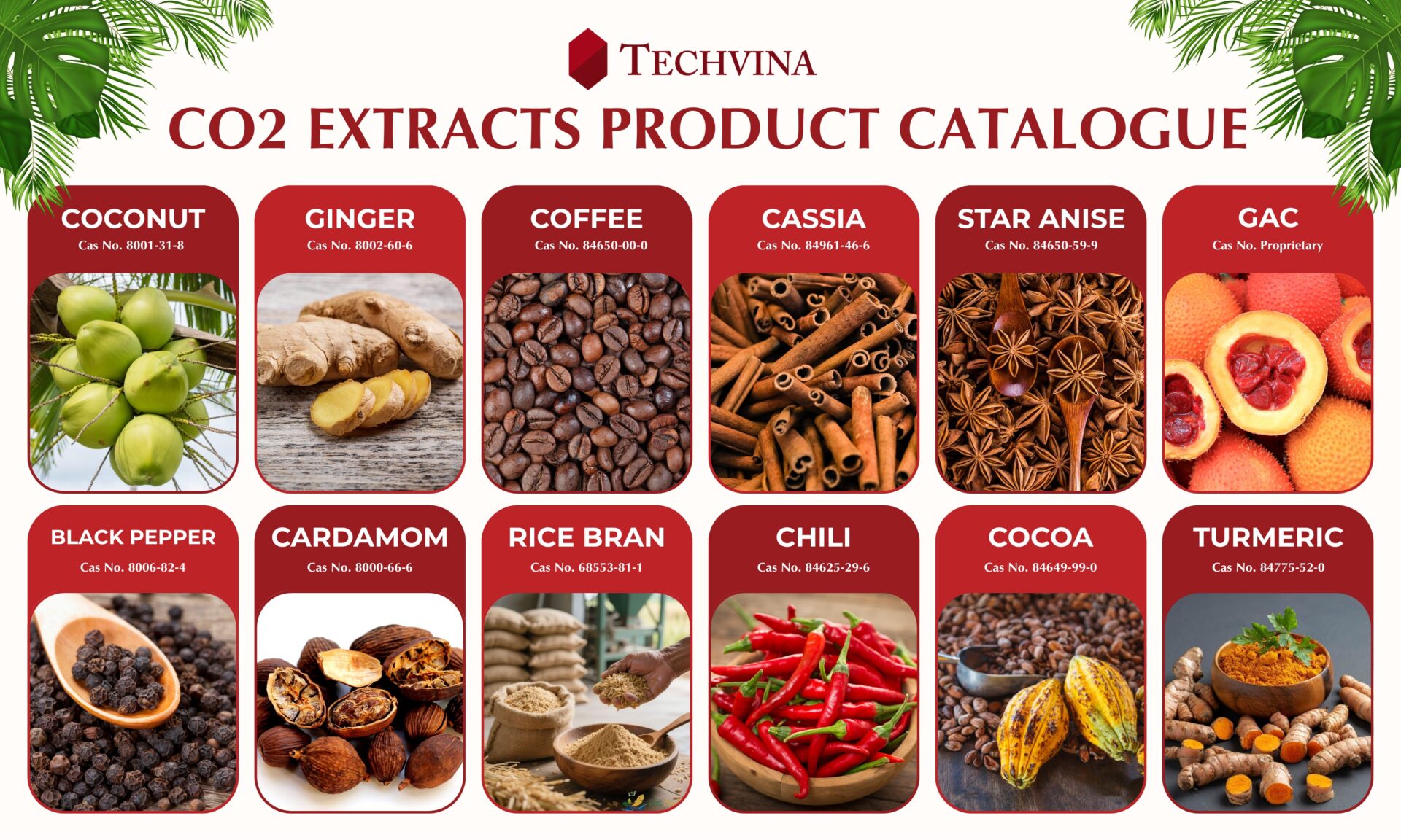 Techvina CO2 Extracts